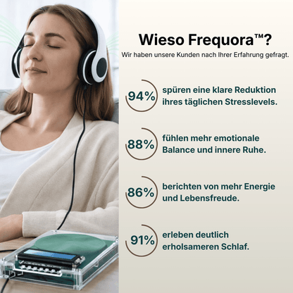 Frequora - 5-teiliges Entspannungs-Paket für besseren Schlaf