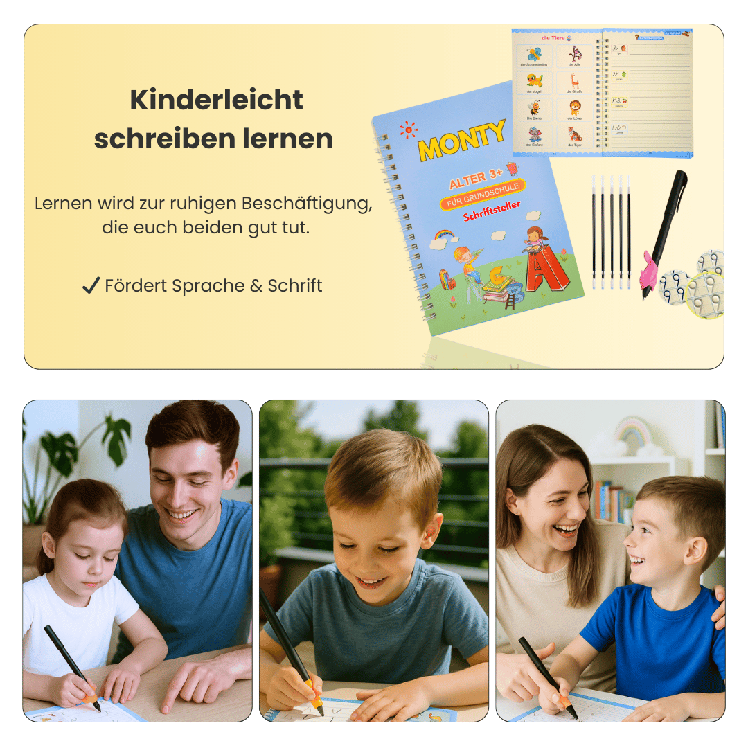 MONTY– 5 in 1 Box für spielerisches Wachsen