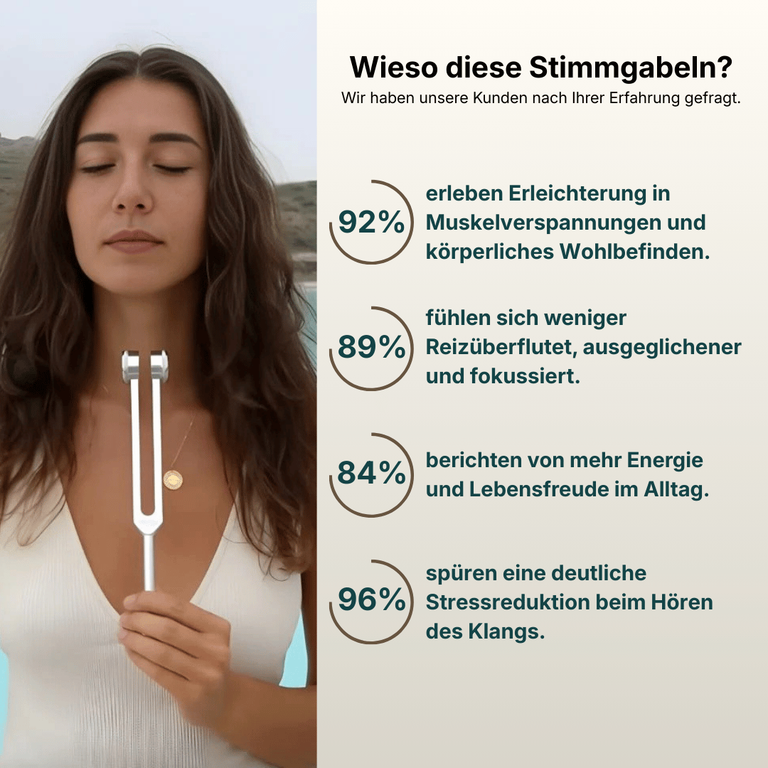 Erdunia - Stimmgabeln für tiefe körperliche Entspannung