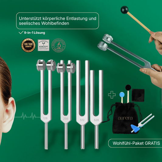 Erdunia - Stimmgabeln für tiefe körperliche Entspannung