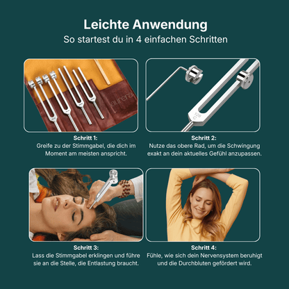 Erdunia - Stimmgabeln für tiefe körperliche Entspannung