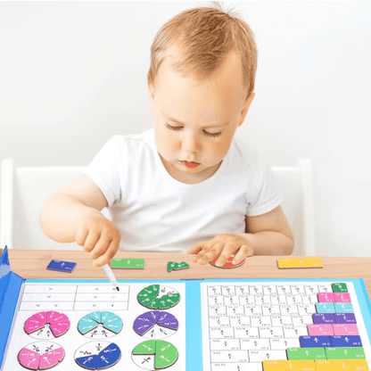 Mathe Dino - Das magnetische Bruch-Puzzle