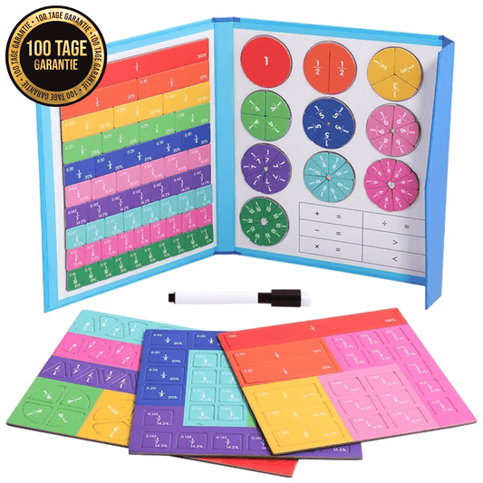 Mathe Dino - Das magnetische Bruch-Puzzle